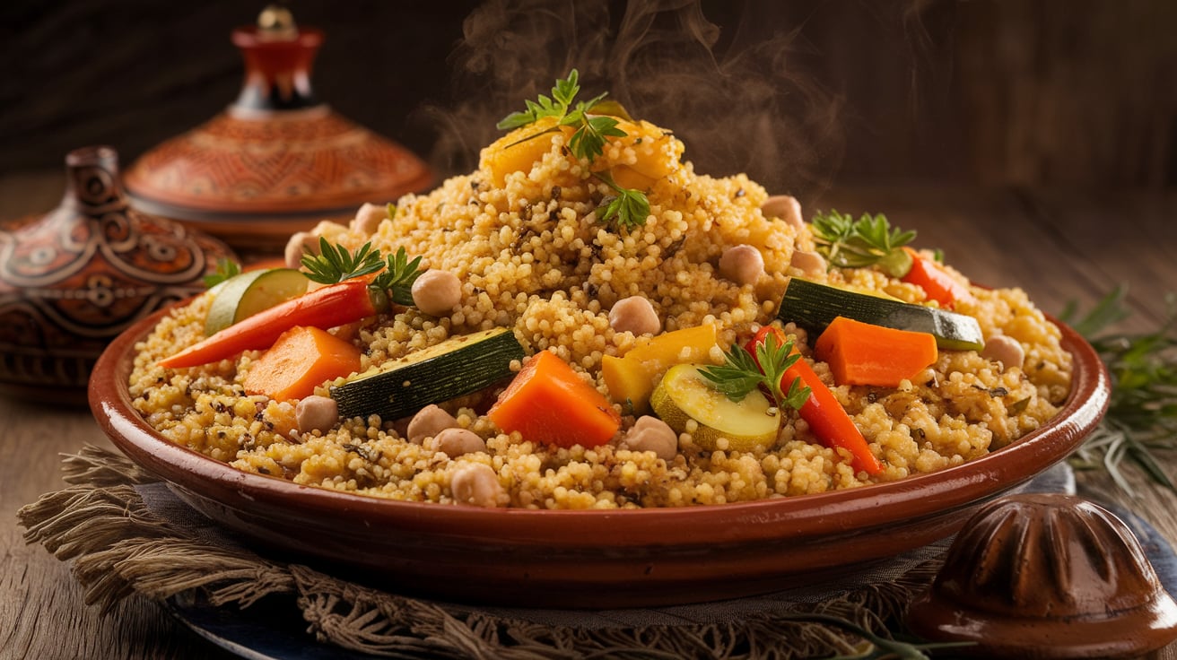 Couscous with seven vegetables